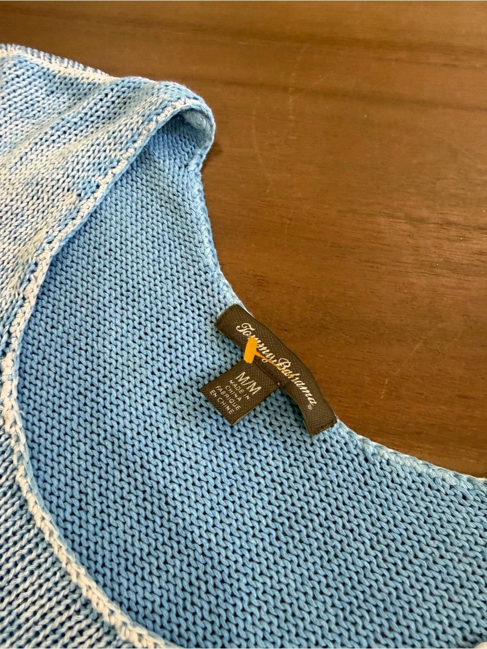Tommy Bahama Cotton/Linen Lightweight Knit Sweater - Picture 5 of 10